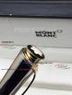 Perfect Replica Montblanc Princess Stainless Steel Cap Gold Clip Black Rollerball Pen (1)_th.jpg